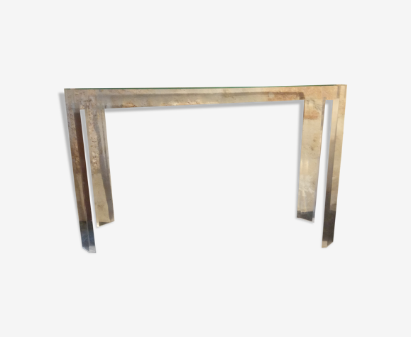Console verre et plexi David Lange