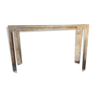 Console verre et plexi David Lange