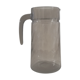 Smoked glass orange pitcher