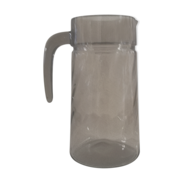Pichet à orangeade en verre fumé