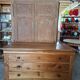 Louis Philippe 19th-century chest of drawers in solid walnut.