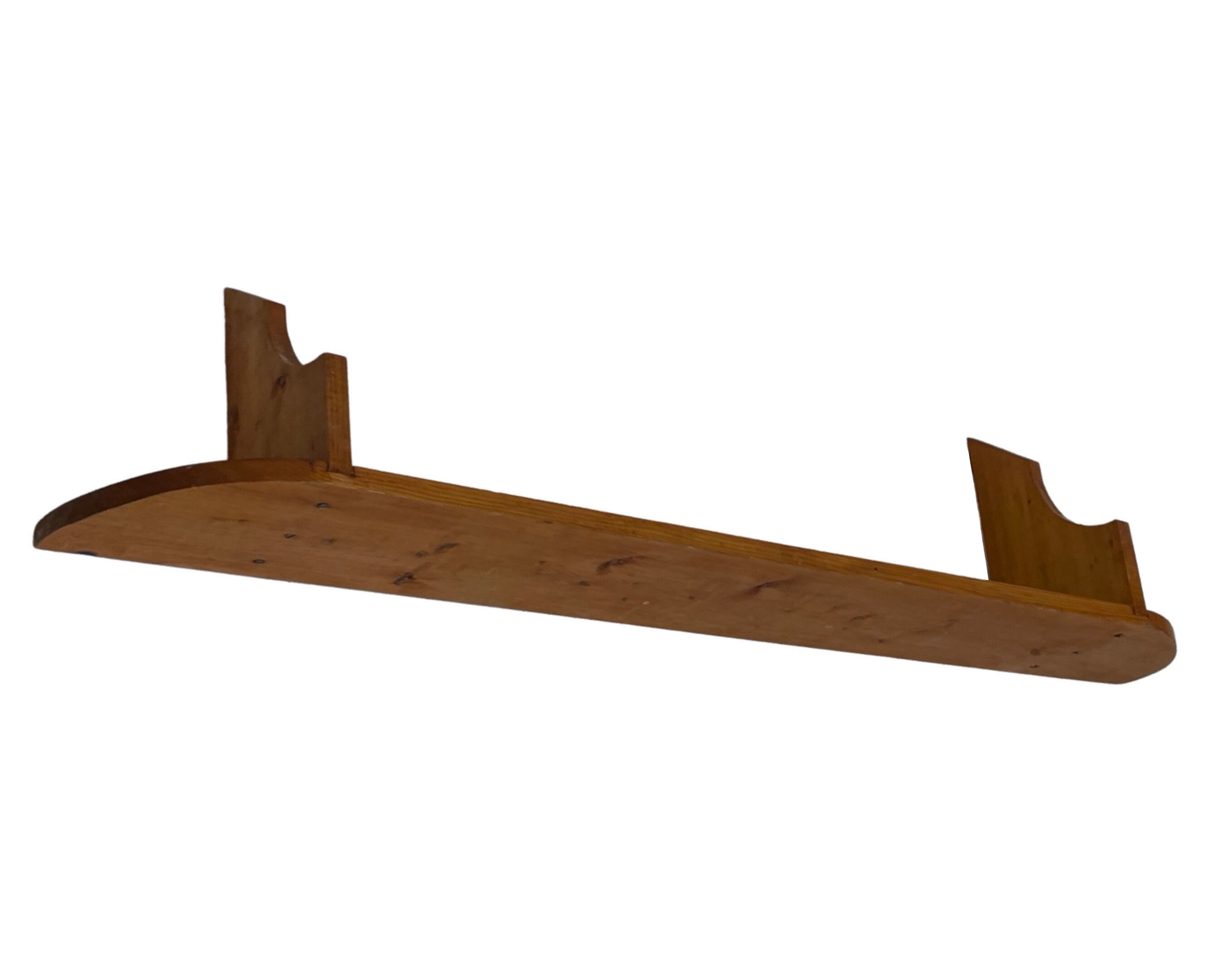 Vintage wooden wall rack bookshelf
