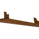 Vintage wooden wall rack bookshelf