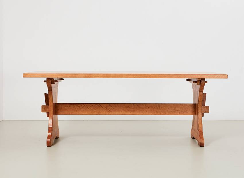 Oak Dining Table Meubelfabriek Oisterwijk 1940s