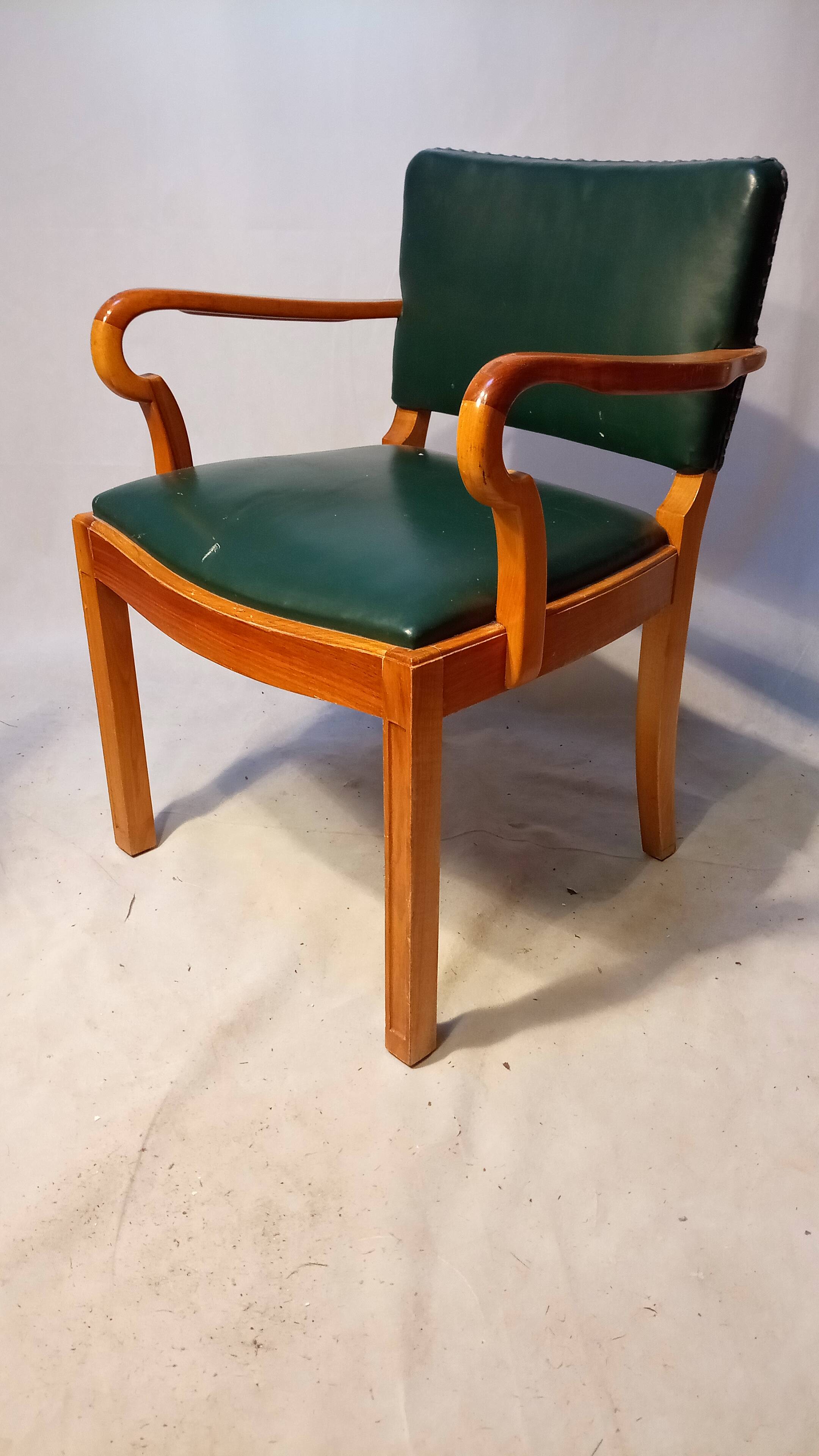 Set of 5 chairs attributed by Jacob Kjaer, denmark 40s
