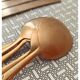 Service de couverts en laiton vintage 'bambou'