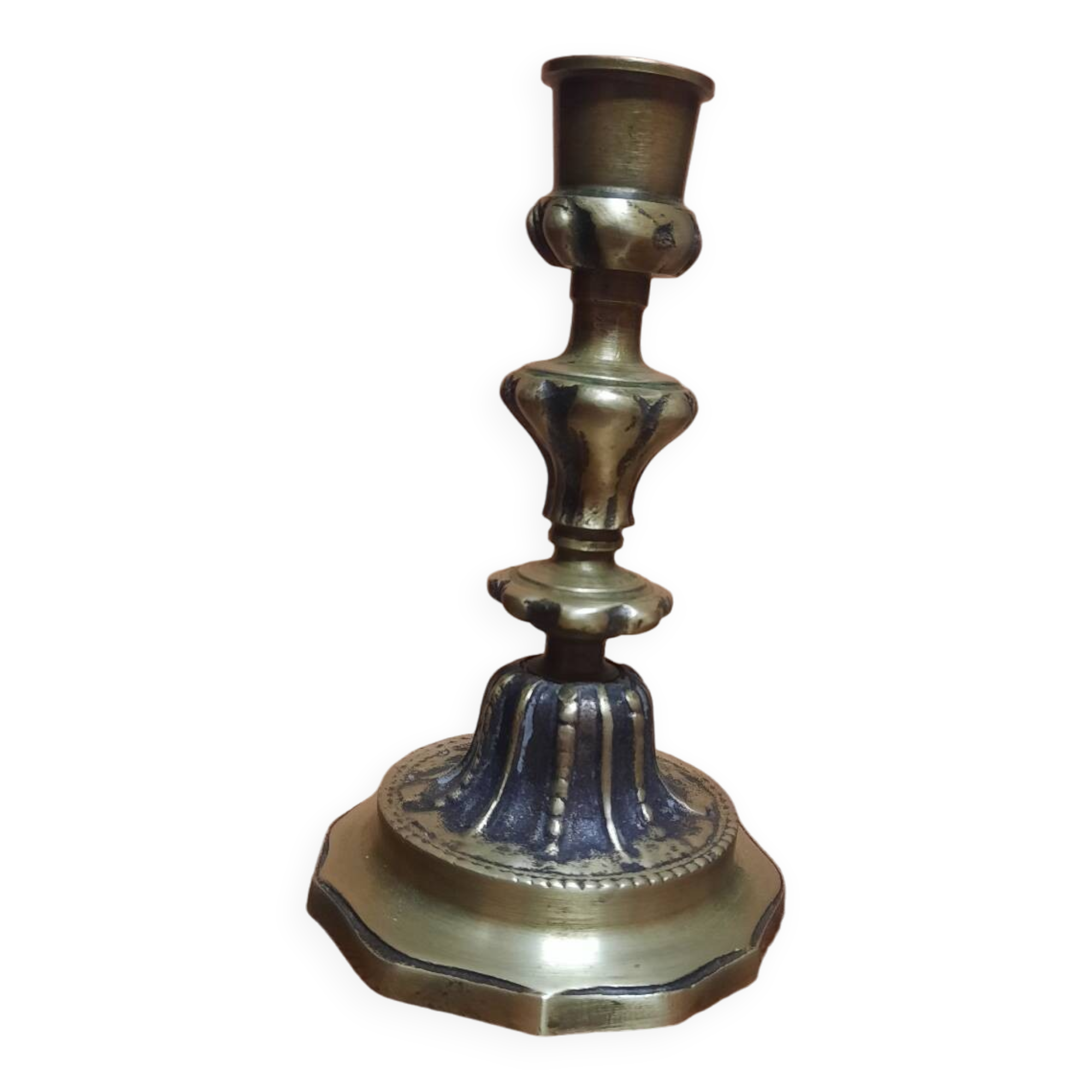 Bronze candle holder