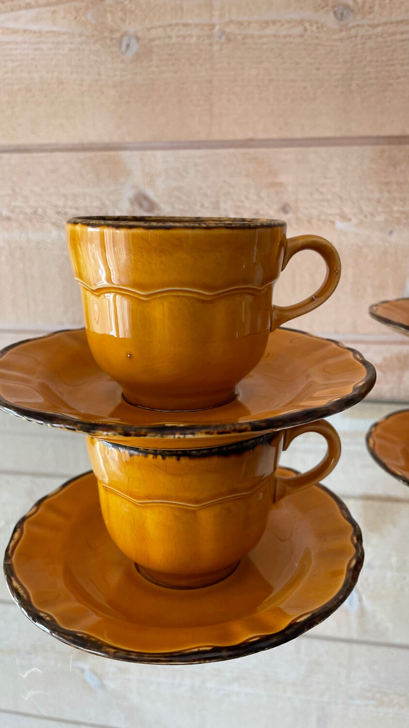 Pagnossin mustard yellow coffee cup