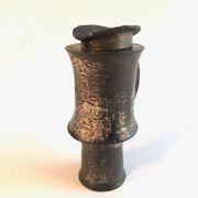 Italian brutalist lidded bronze jug by Lorenzo Burchiellaro, 1960s