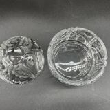 Bohemian crystal bonbonnière 24% PbO – Bohemia Czechoslovakia – Box