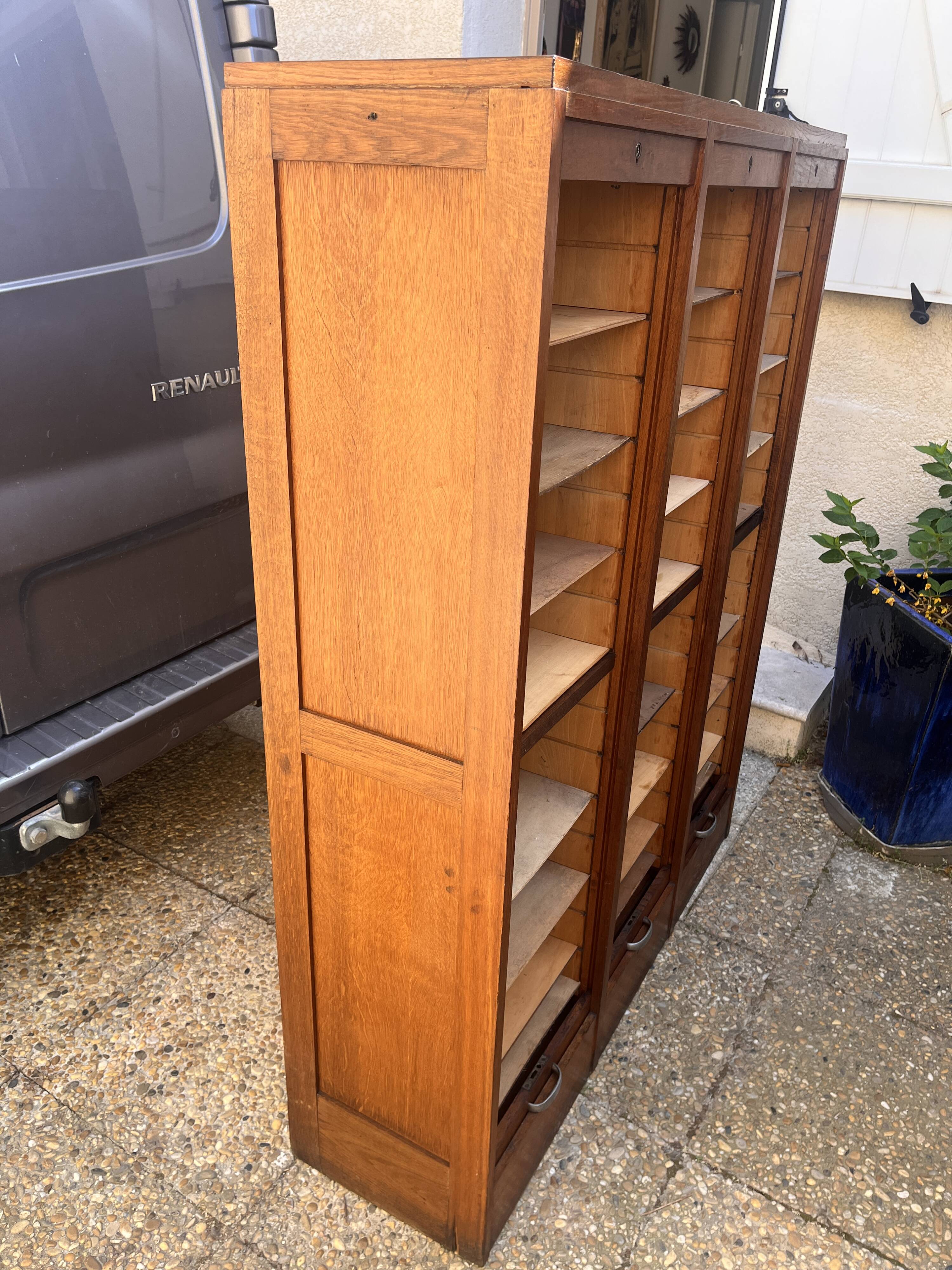 vintage wooden curtain cabinet from the 1950s/60s