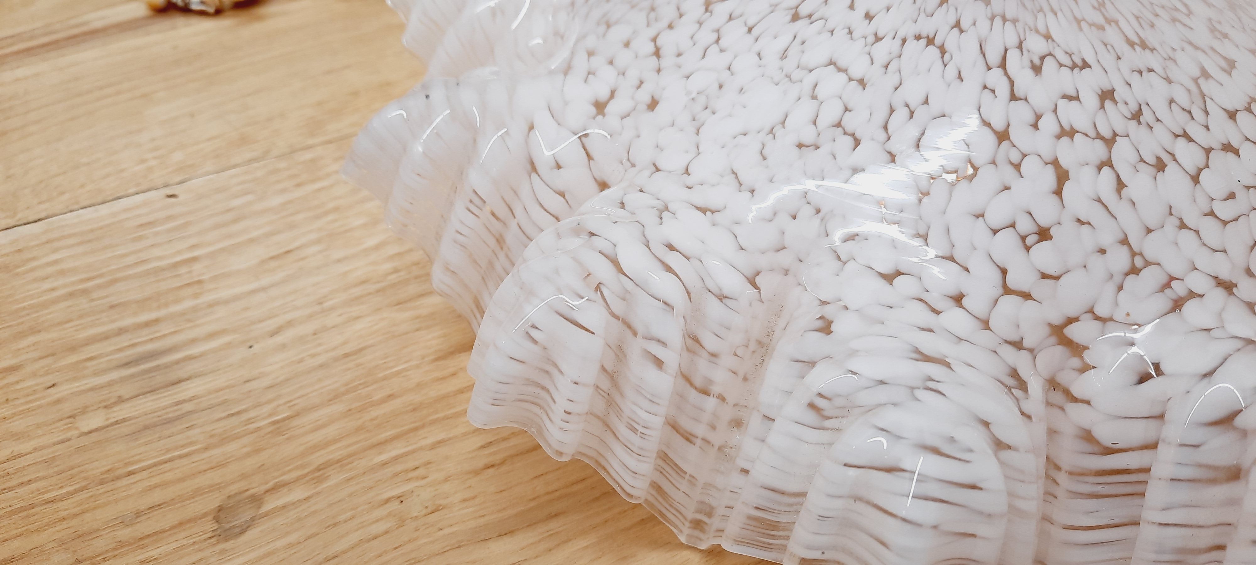 Lampshade Opaline Clichy Rose