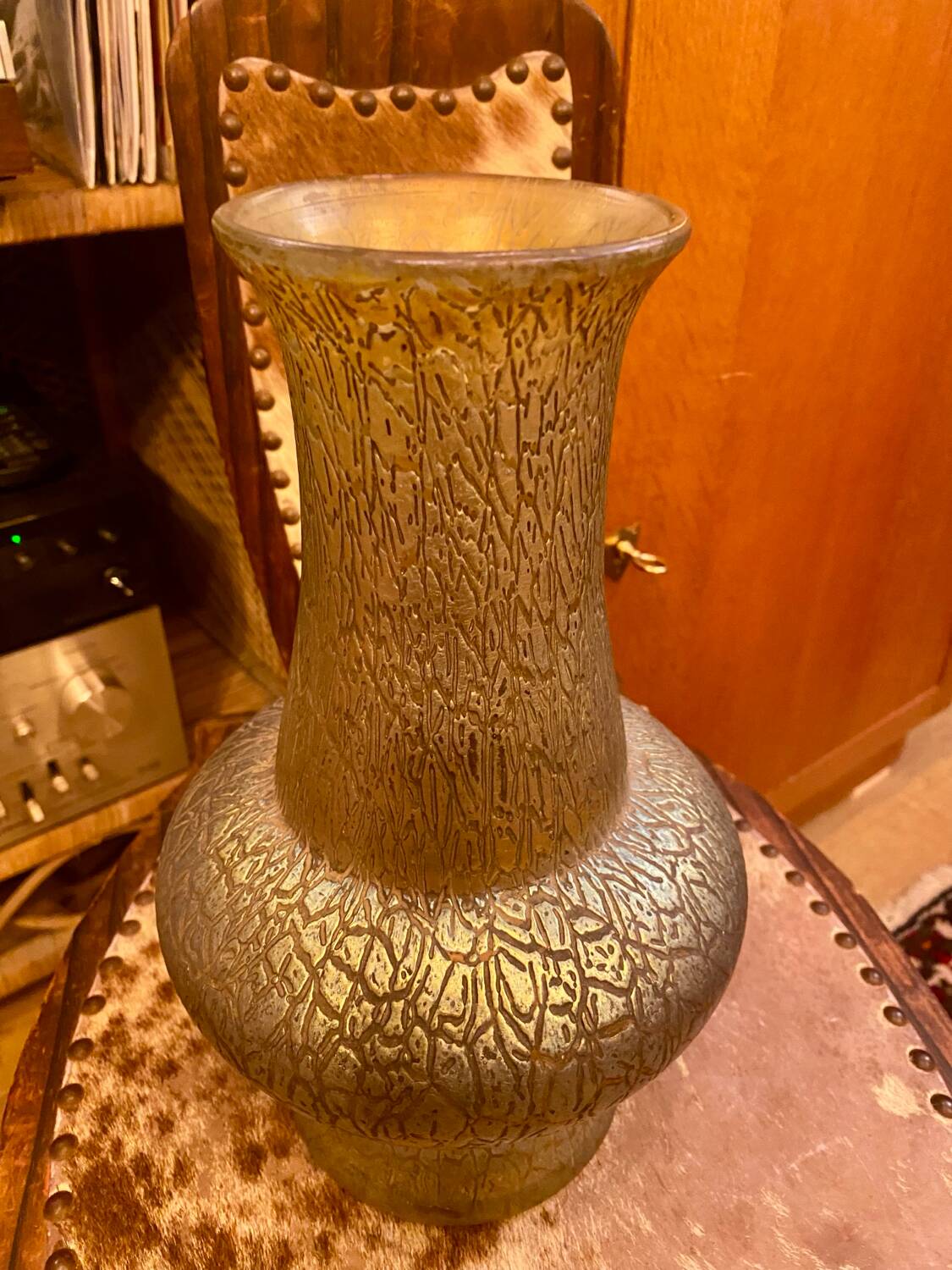 Loetz Art Nouveau iridescent glass vase
