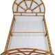 Vintage rattan bed for 2 people 140/190