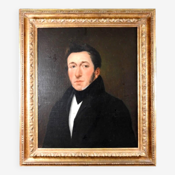 19th century French school.portrait of notable person signed Martin and dated 1836