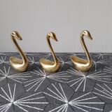 Brass swans