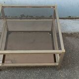 Table basse chrome vintage