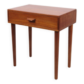 Table de chevet/table d'appoint - Bois de teck - Design danois - Années 1960