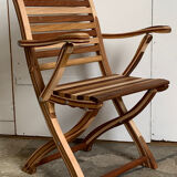 Chaise pliante bois