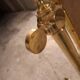 VINTAGE 70'S BRASS MIRROR