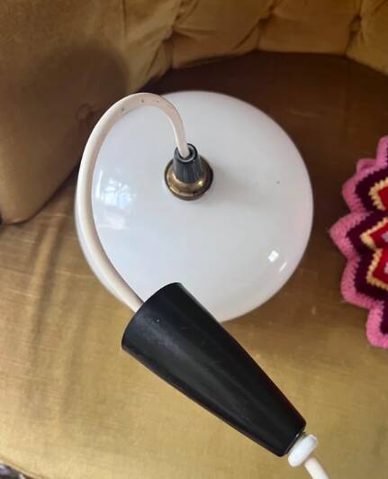 Scandinavian style UFO saucer globe