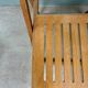 Paire de chaises pliantes en bois 70s