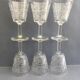 Set de 6 verres à porto ciselés