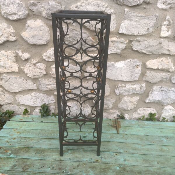 Colonne console en métal années 60