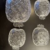 Pineapple dessert set