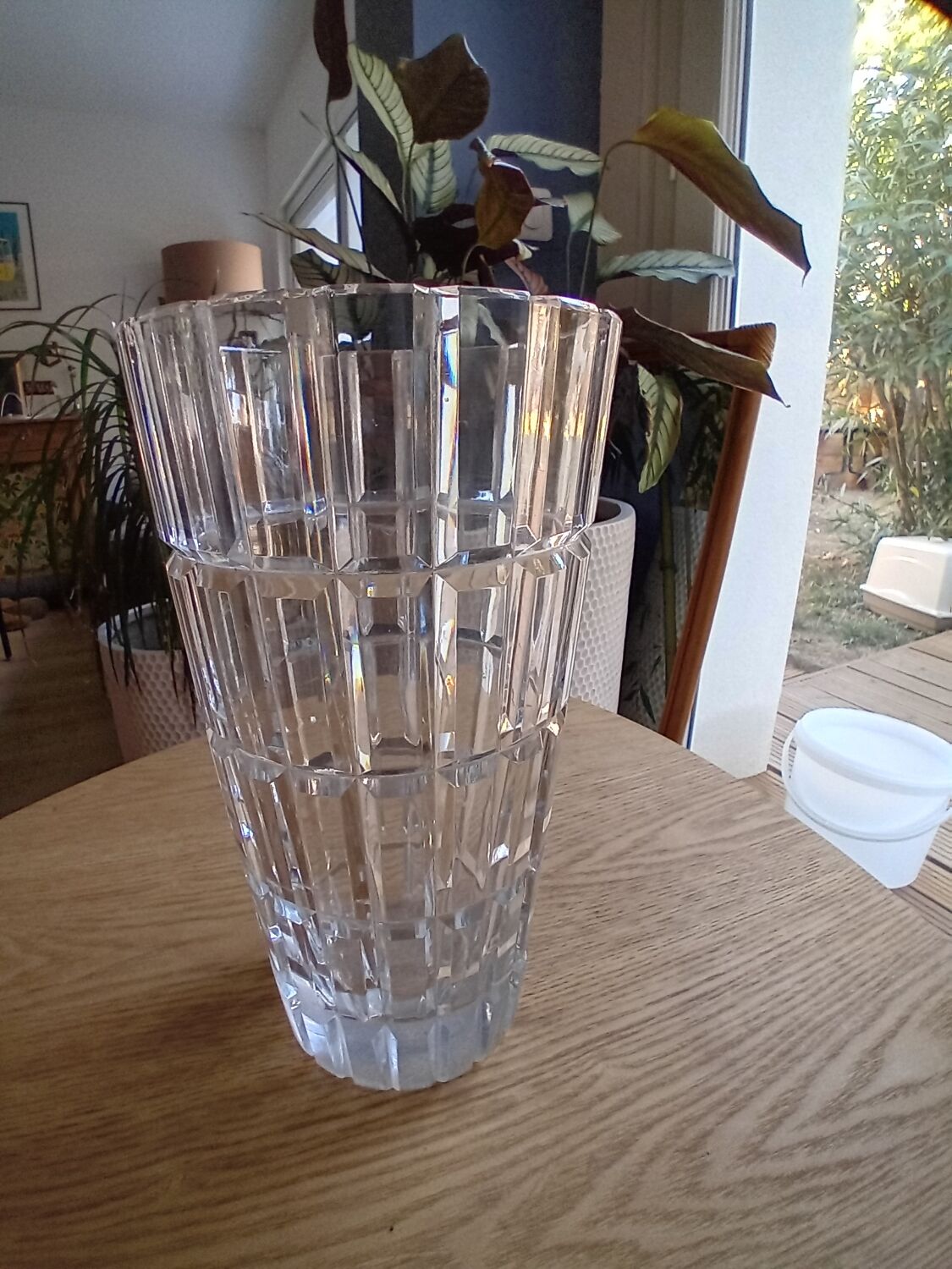 Crystal vase