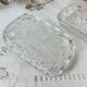 Vintage glass butter maker made in france reims