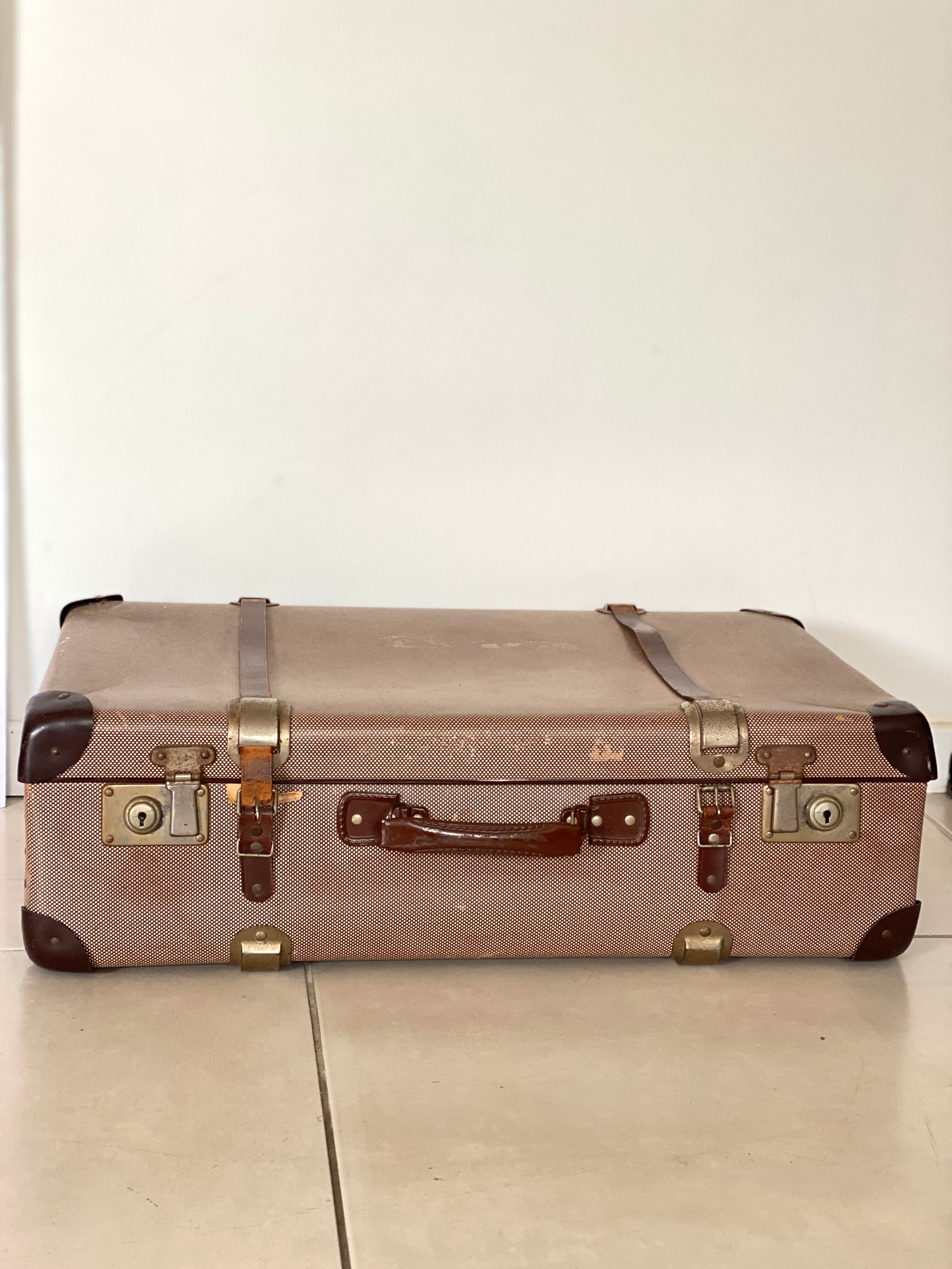Old vintage suitcase