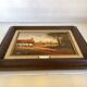 Countryside landscape painting oil on canvas signed