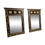 pair of renaissance style mirrors