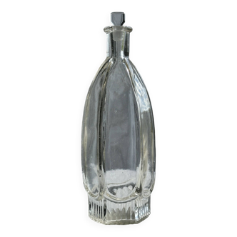 Vintage glass carafe with very small stopper