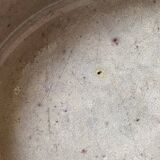 Vintage: Large oval clay gratin dish