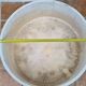 Large round container in composite material for garden, 53 cm in diameter and 25 cm in height