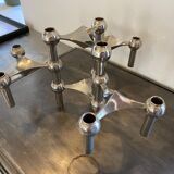 Set of 5 nagel s22 modular candlesticks vintage 1970