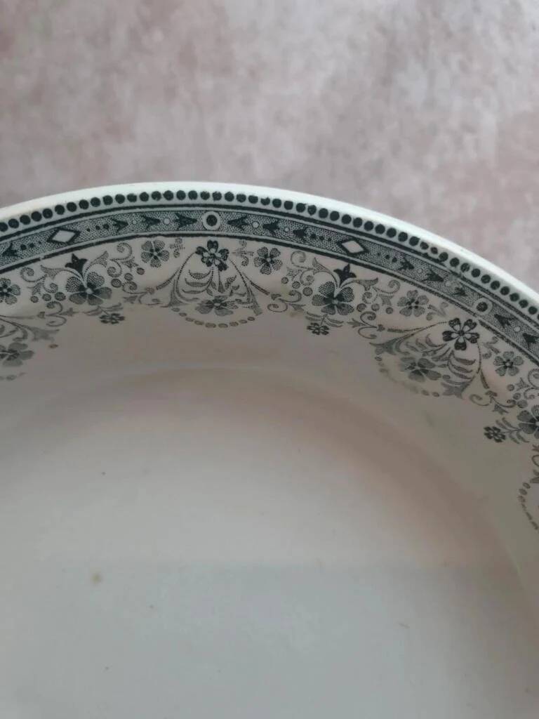 Round deep plate Moulin des Loups – Marceau model