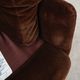 Brown armchair Coronado, Italian design, 1960s, manufacturer: B&B Italia, d