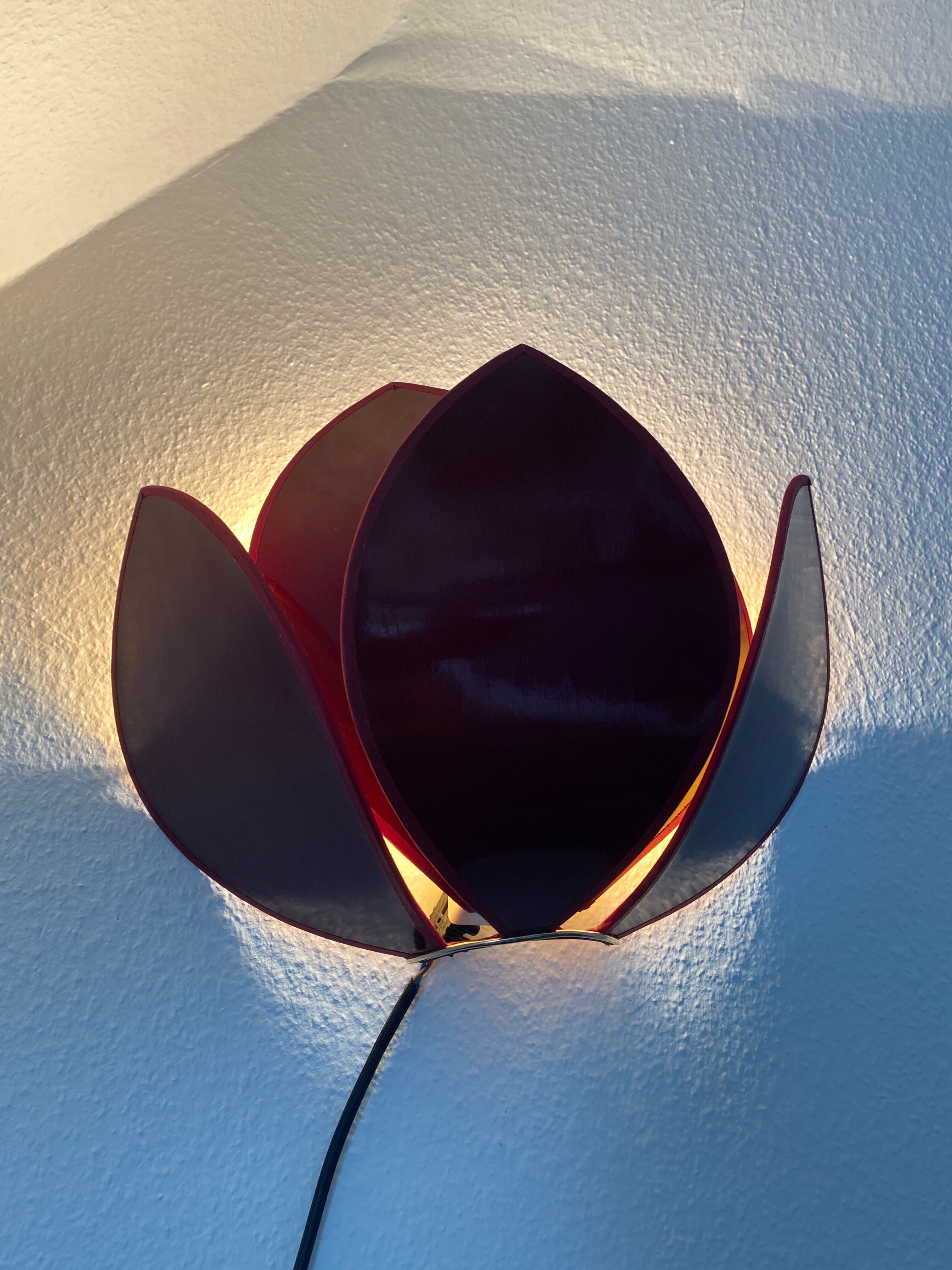 Lotus flower sconces