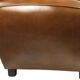 Vintage leather club armchair