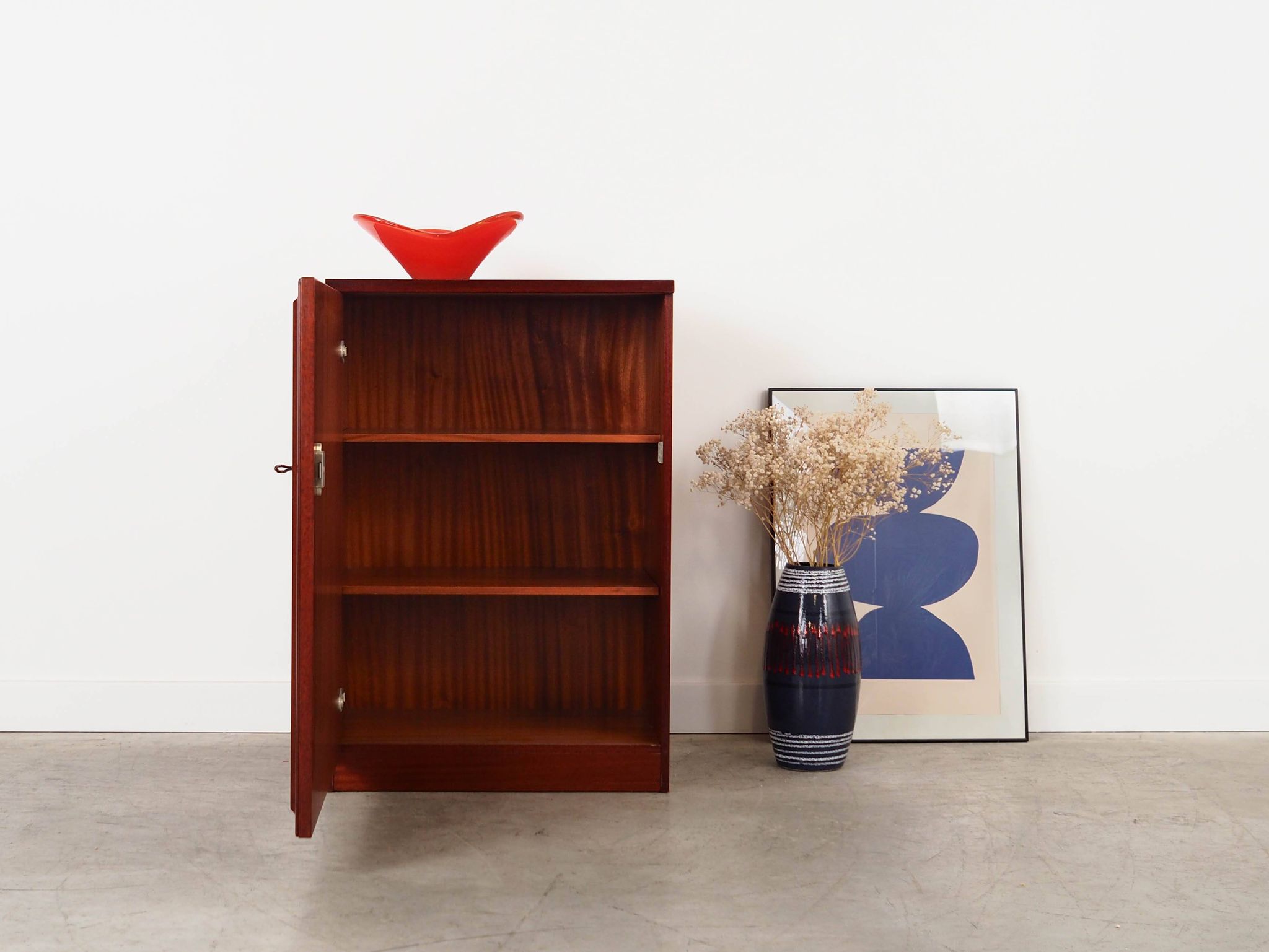 Mahogany cabinet, Danish design, 1980s, production: Denmark