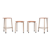 4 tabourets de travail industriels Marko années 60
