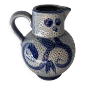 Blue decorative jug W. Germany