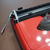 Underwood 130 orange typewriter