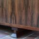 Large rosewood sideboard, 2 doors and central niche.