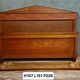 Antique grand lit in flame mahogany – Empire / Restoration / 20th century style