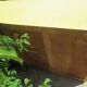 Yellow formica buffet