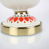 Mid-century porcelain table lamp, 1960's.